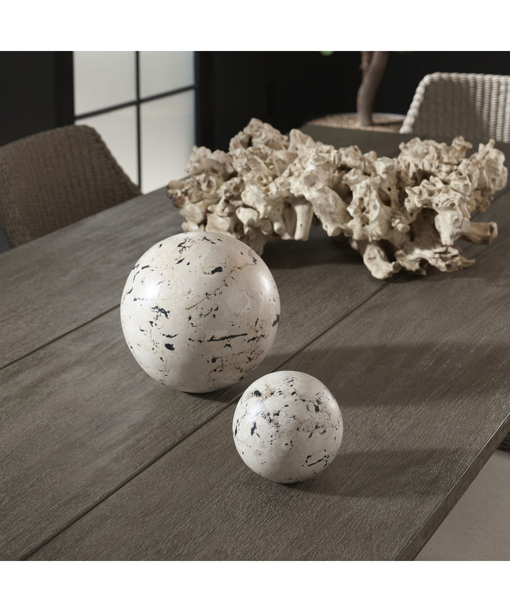 Nouveau Indoor-Outdoor Spheres Set of 2