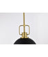 Everton 1-Light Pendant Matte Black