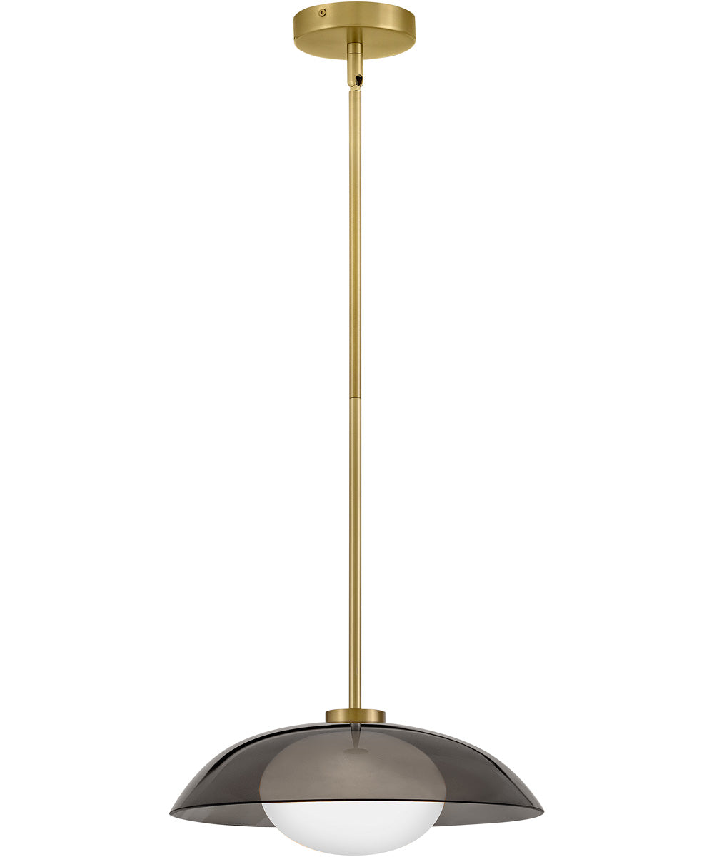 Jace LED-Light Medium Pendant in Lacquered Brass