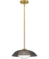 Jace LED-Light Medium Pendant in Lacquered Brass
