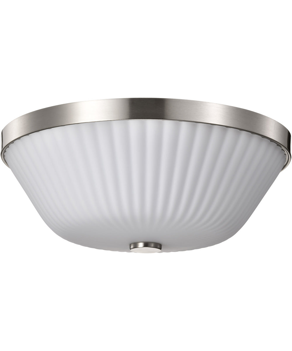 Royale 3-Light Close-to-Ceiling Brushed Nickel
