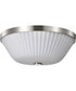 Royale 3-Light Close-to-Ceiling Brushed Nickel