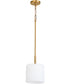 Rutherford 1-light Pendant Brushed Brass