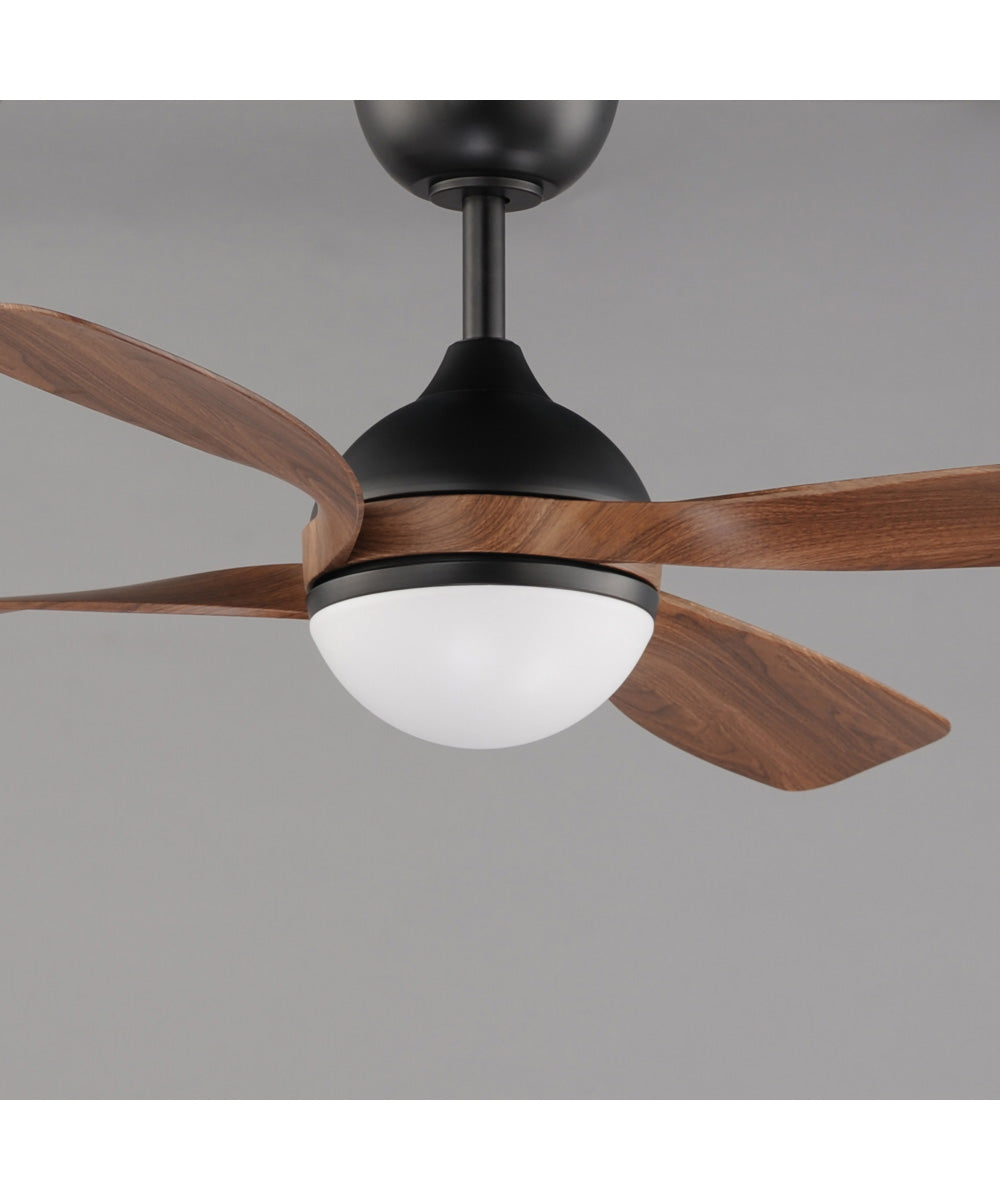 Bola 52 inch Indoor Fan w LED Light Kit Walnut / Black