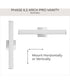 Phase 6.2 24 in. 5CCT Integrated LED Linear Vanity Light Polished Chrome