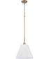 Pleated II 1-Light Lighting Premium Bronze