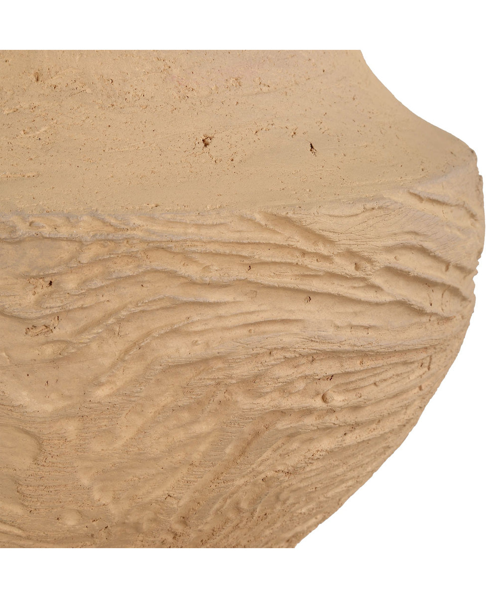 Sandstone Flow Small Terracotta Vase
