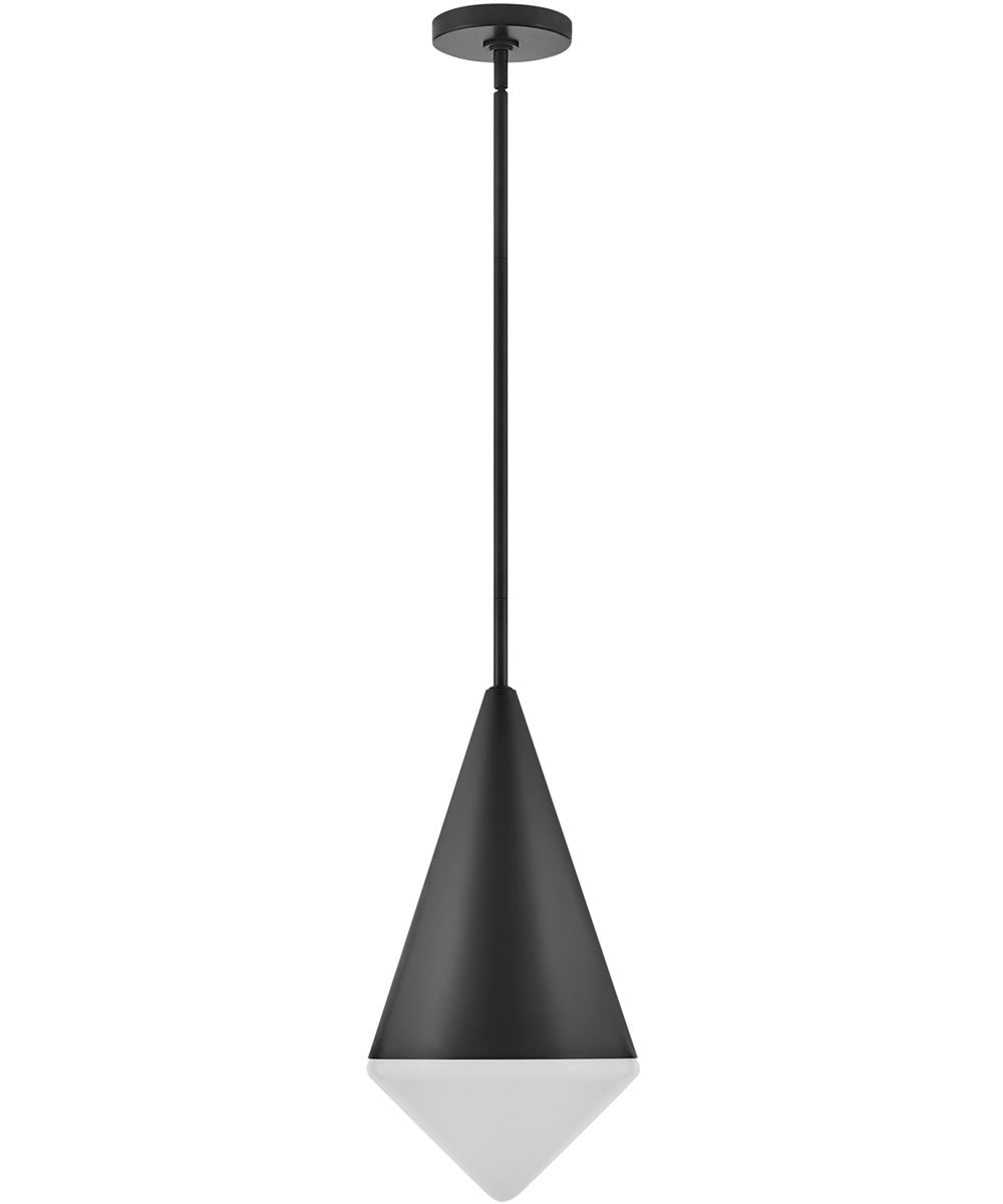 Betty 1-Light Small Pendant in Black