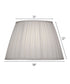 11x18x12 Ivory Shadow Box Pleat Empire Softback Lampshade