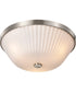 Royale 3-Light Close-to-Ceiling Brushed Nickel