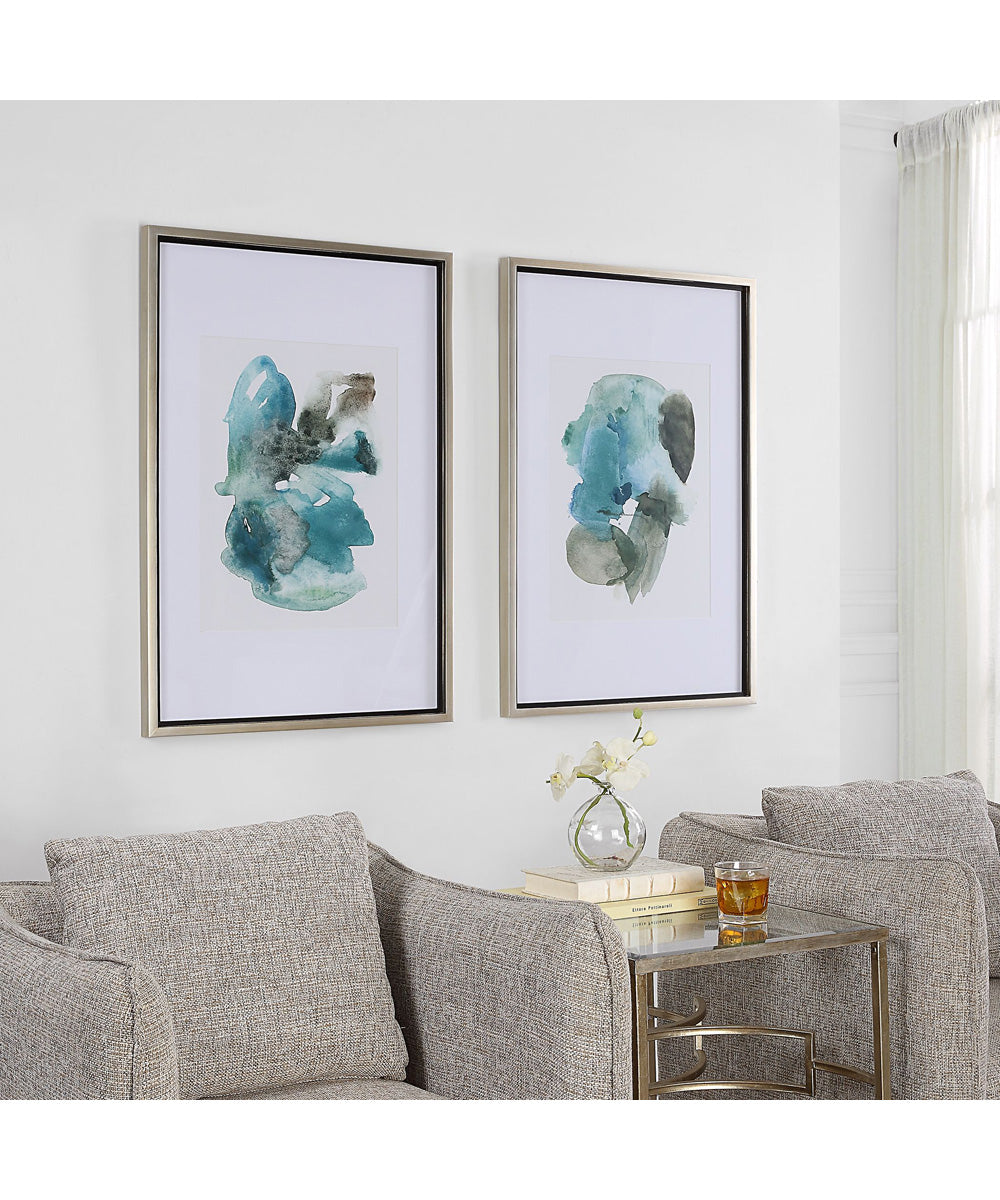 Blueprints Watercolor Prints Set Of 2