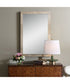 Pave Rectangular Travertine Mirror
