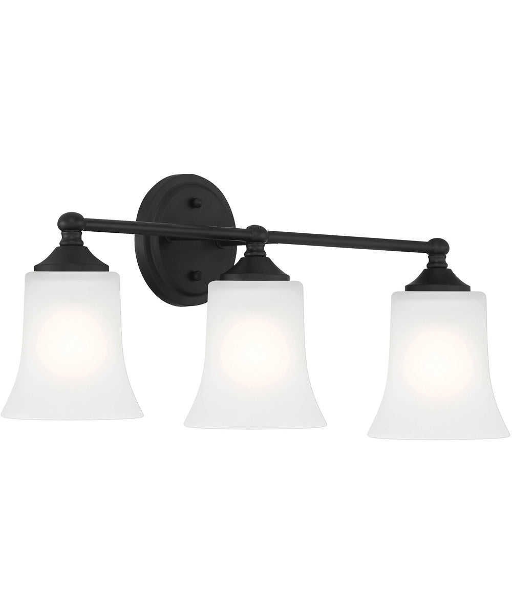 Bronson 3 Light Vanity Matte Black