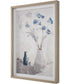 Blue Flowers In Vase Framed Print