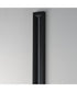 Fosso 47 inch LED Outdoor Wall Sconce - 5cct Black