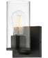 Livingston 1-Light Sconce Black