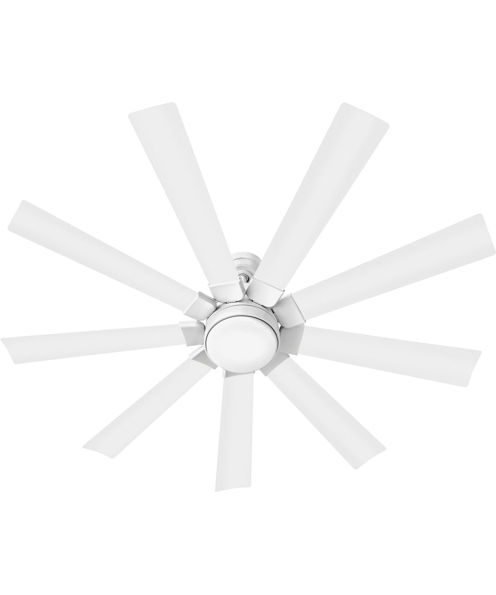 Turbine 60" LED Smart Fan Chalk White