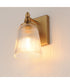 Julip 1-Light Bath Vanity Natural Aged Brass