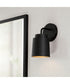 Pratt 1-Light Sconce Matte Black