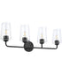 Celino 4-Light Bath & Vanity Black