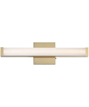 Spec 18 inch LED Bath Vanity 5CCT Natural Aged Brass