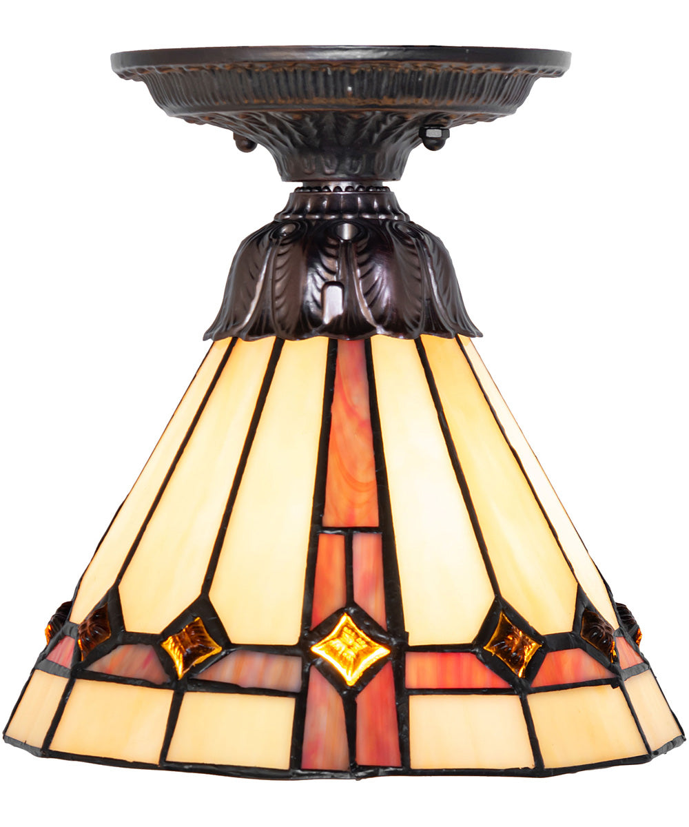 8" Wide Belvidere Flushmount