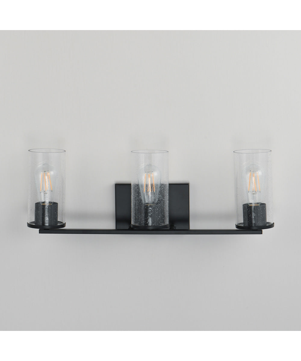 Livingston 3-Light Bath Vanity Black