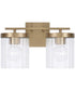 Vaughn 2-Light Vanity Aged Brass