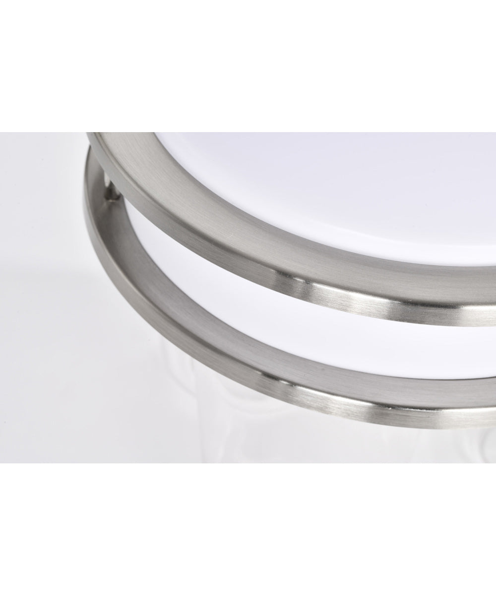 Glamour  Close-to-Ceiling Brushed Nickel