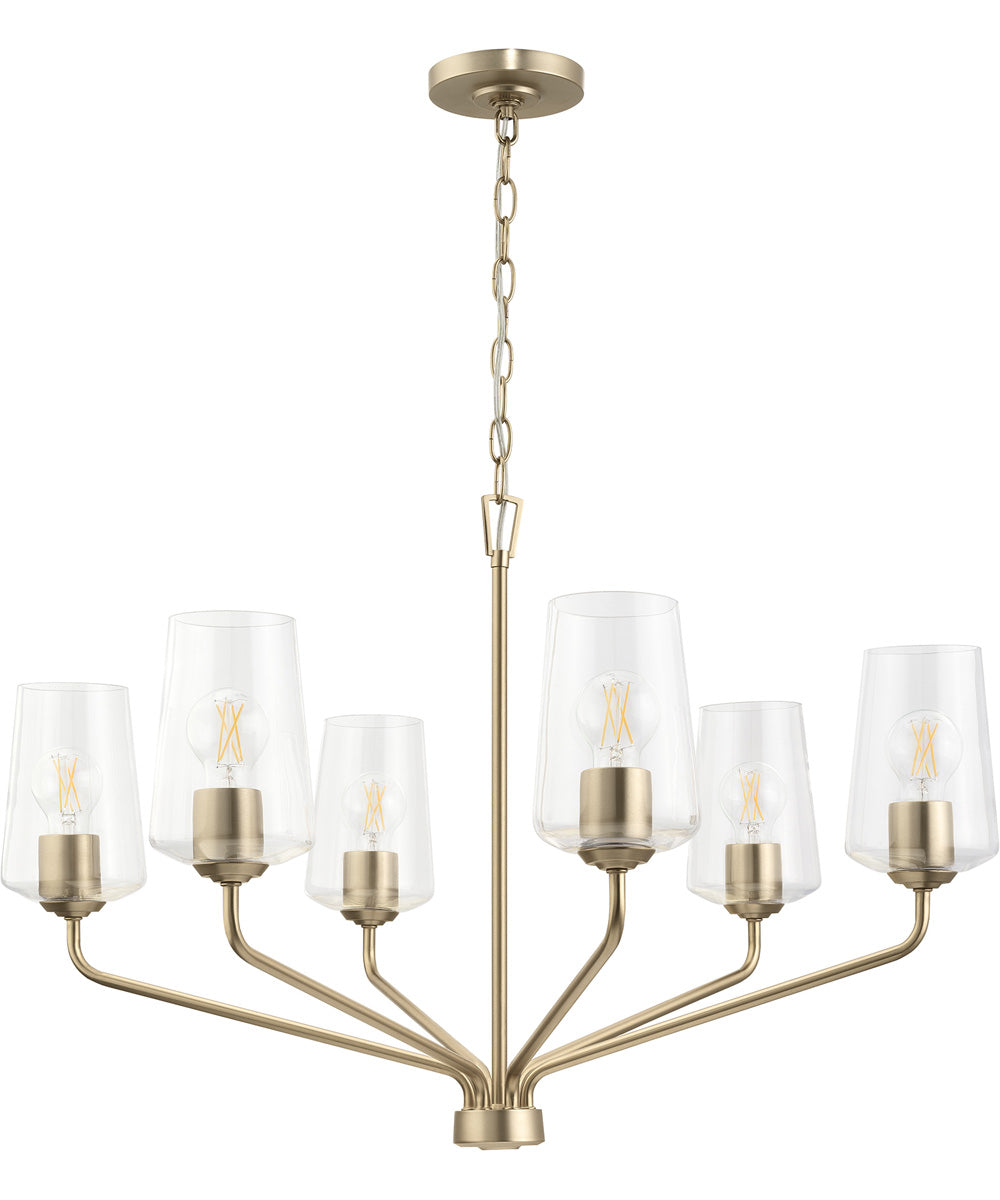 Celino 6-Light Chandelier Champagne Bronze