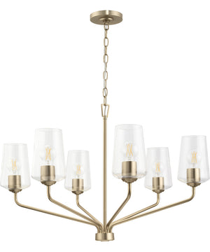 Celino 6-Light Chandelier Champagne Bronze