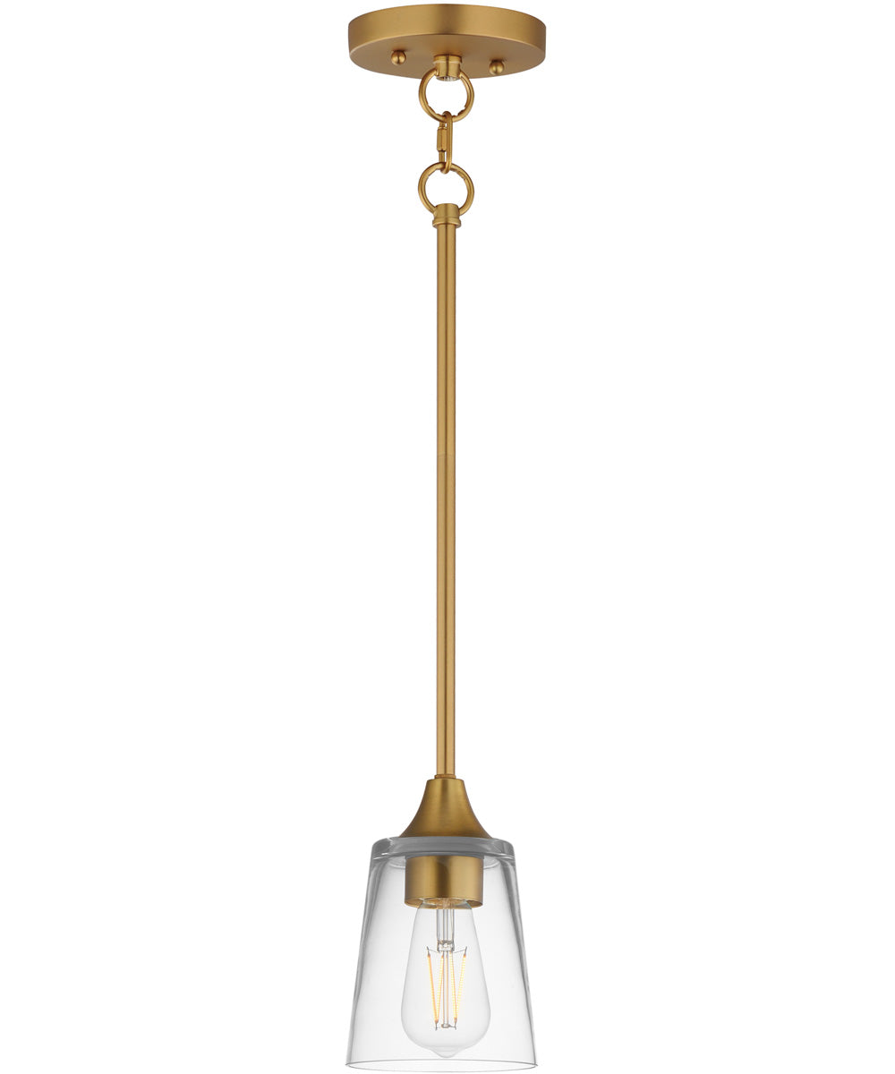 Hudson Mini Pendant Natural Aged Brass