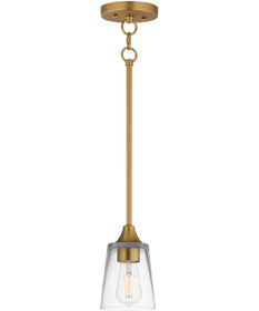 Hudson Mini Pendant Natural Aged Brass