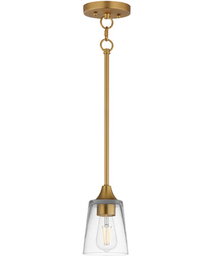 Hudson Mini Pendant Natural Aged Brass