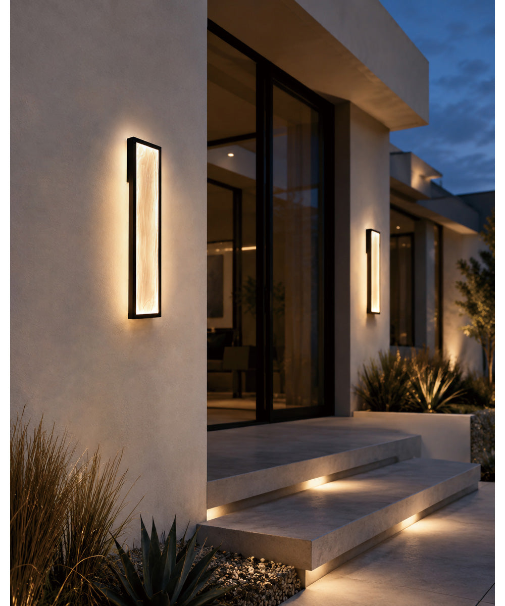 Celeste 24 inch LED Outdoor Wall Sconce - 5CCT Black