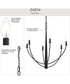 Jheni 6-Light Chandelier Matte Black