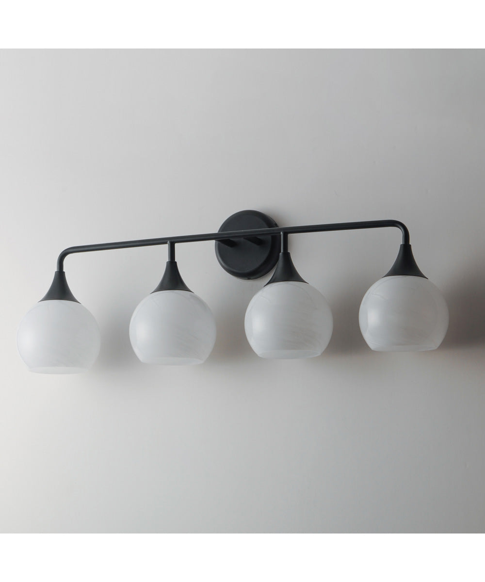 Neve 4-Light Bath Vanity Black