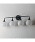 Neve 4-Light Bath Vanity Black