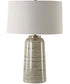 Strata Tan Glaze Table Lamp