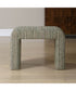 Waterfall Bench with Textured Green Upholstery