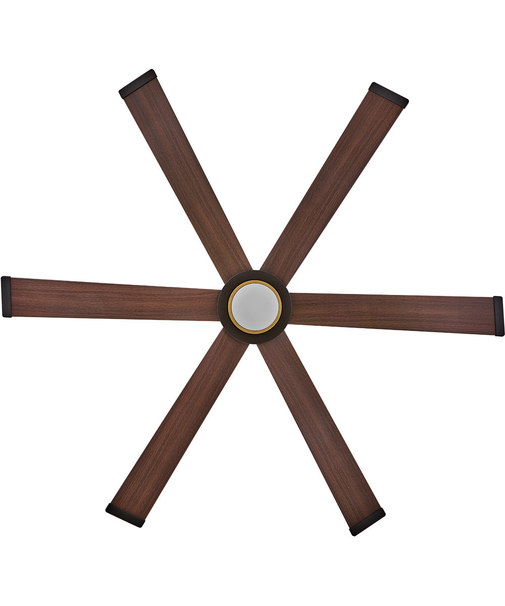 Andros 64" LED Smart Fan Heritage Brass