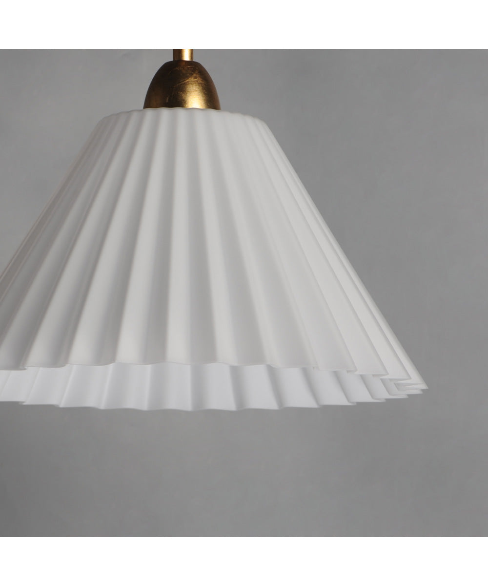 Kismet 1-Light Pendant Gold Leaf