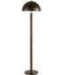 Floor Lamp in Rich Dark Bronze with Dome Metal Shade