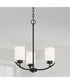 Dixon 3-Light Chandelier Matte Black