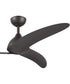 Nirra 52-in. 3-Blade Modern Ceiling Fan Satin Natural Bronze