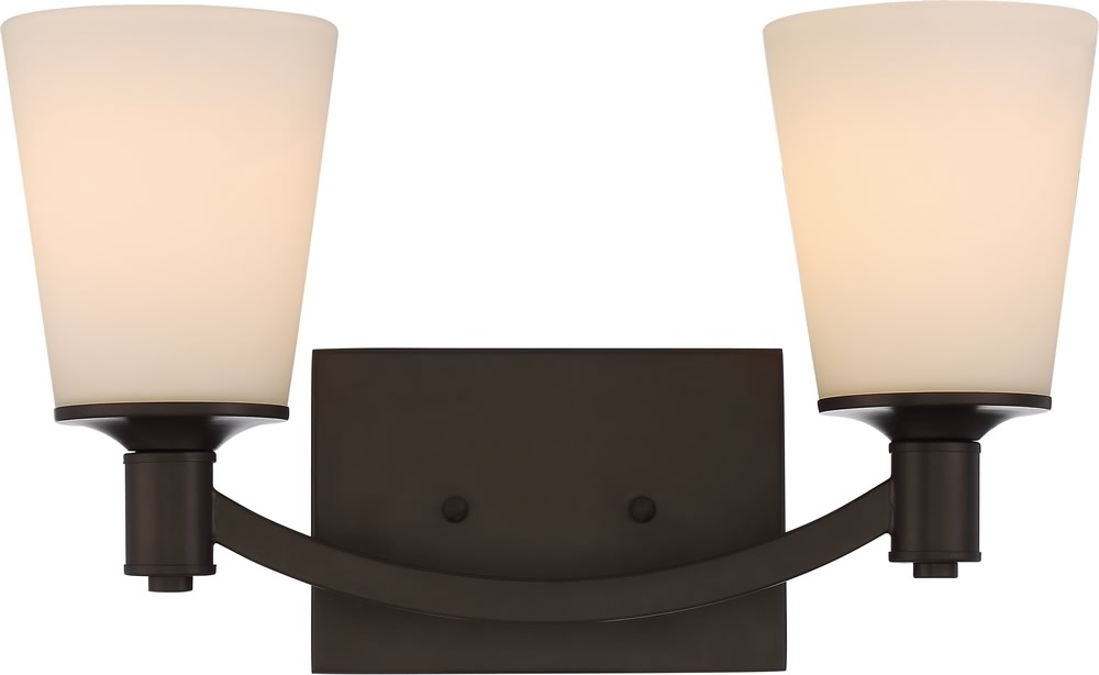 16"W Laguna 2-Light Vanity & Wall Forest Bronze