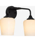Raymond Wall Mount Light Fixture Matte Black