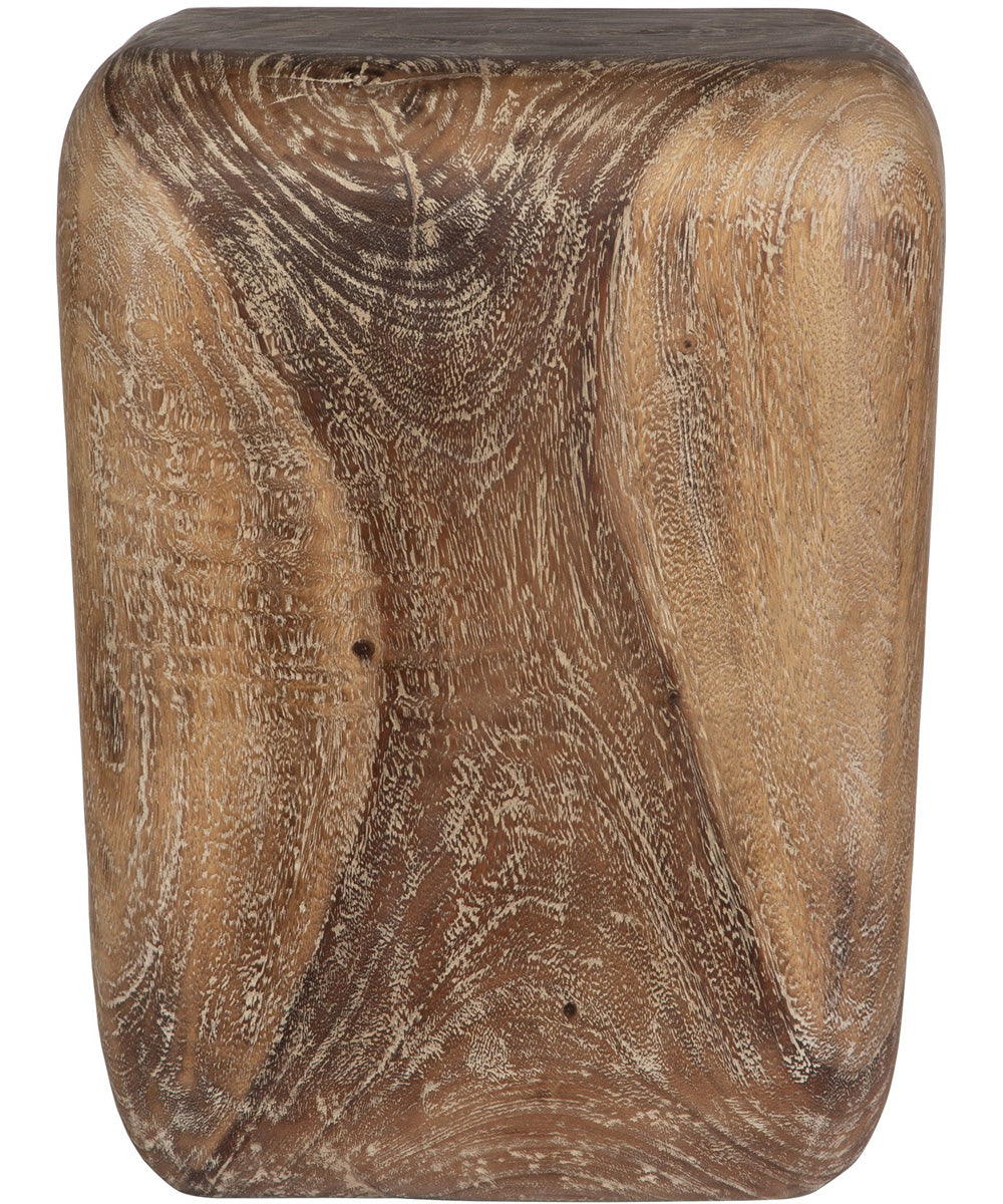 Loophole Bleached Wash Accent Stool