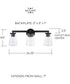 Aaron 3-Light Vanity Matte Black