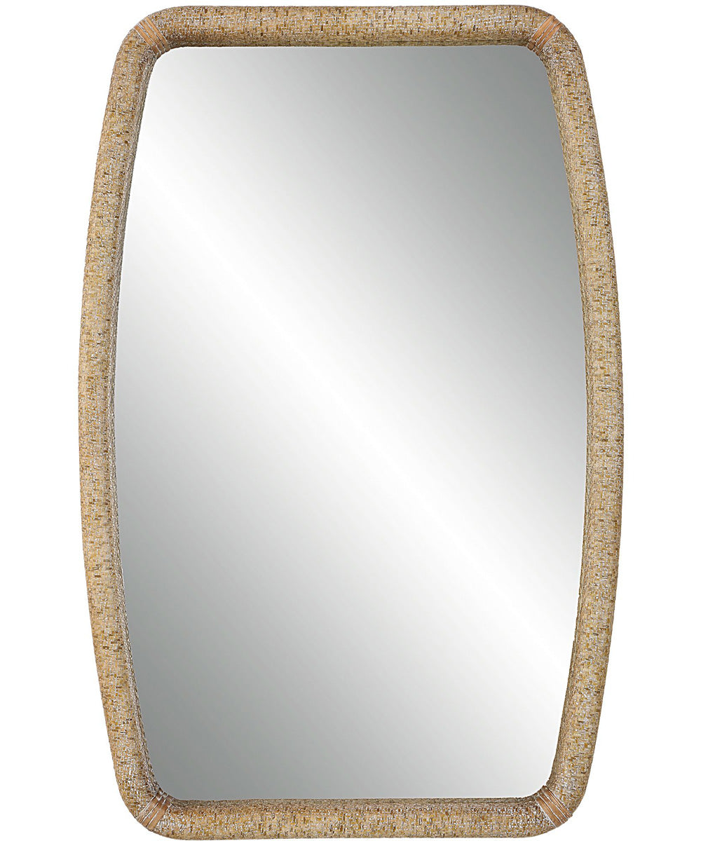Tiki Rattan Mirror